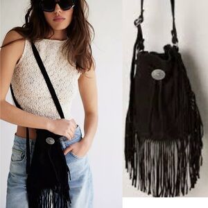Free People Calamity Suede Crossbody Bag❤️ NWT